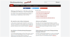 Desktop Screenshot of direktmarketing-essentials.de